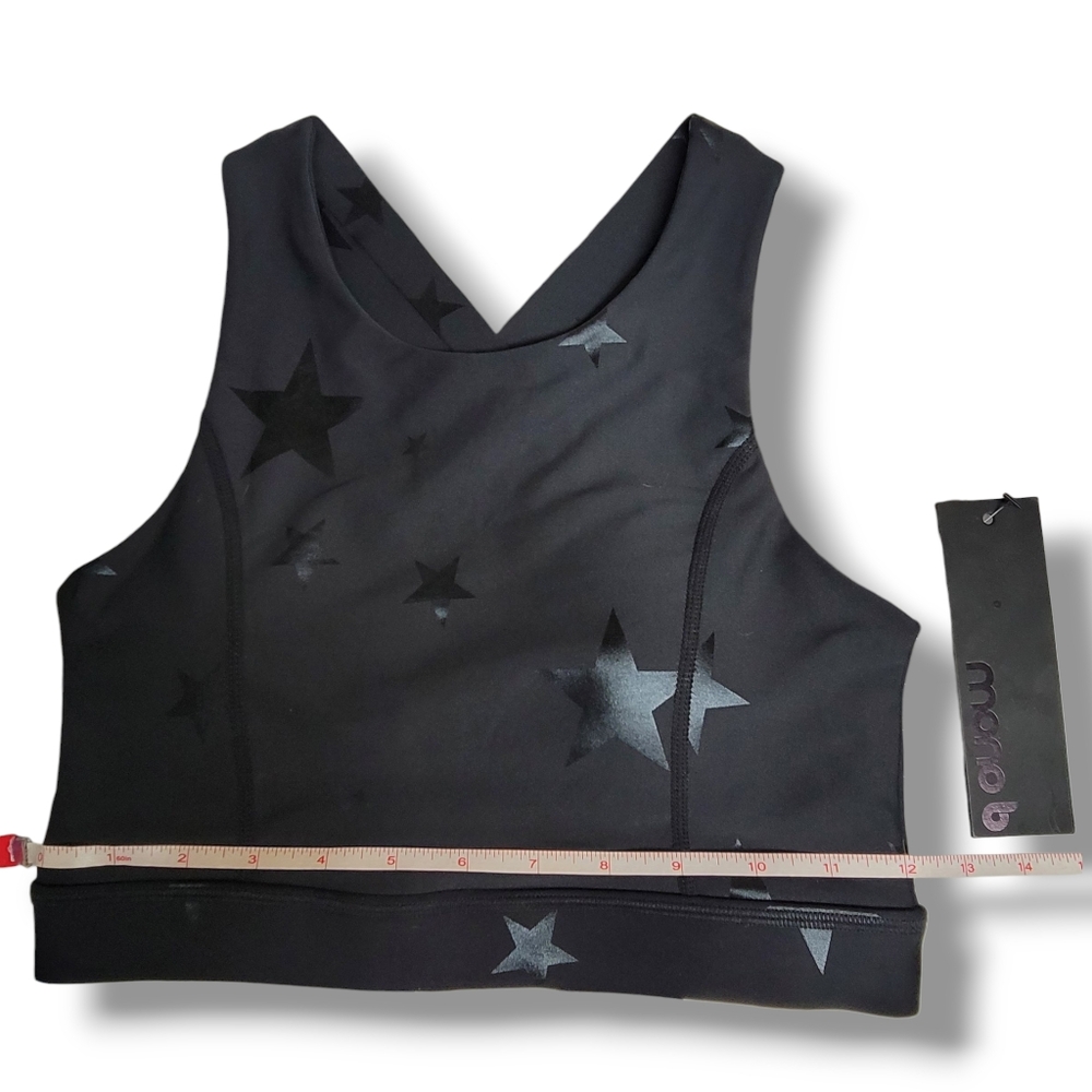 Women's Superstar Sports Bra, NWT Mono B, Star Print Foil